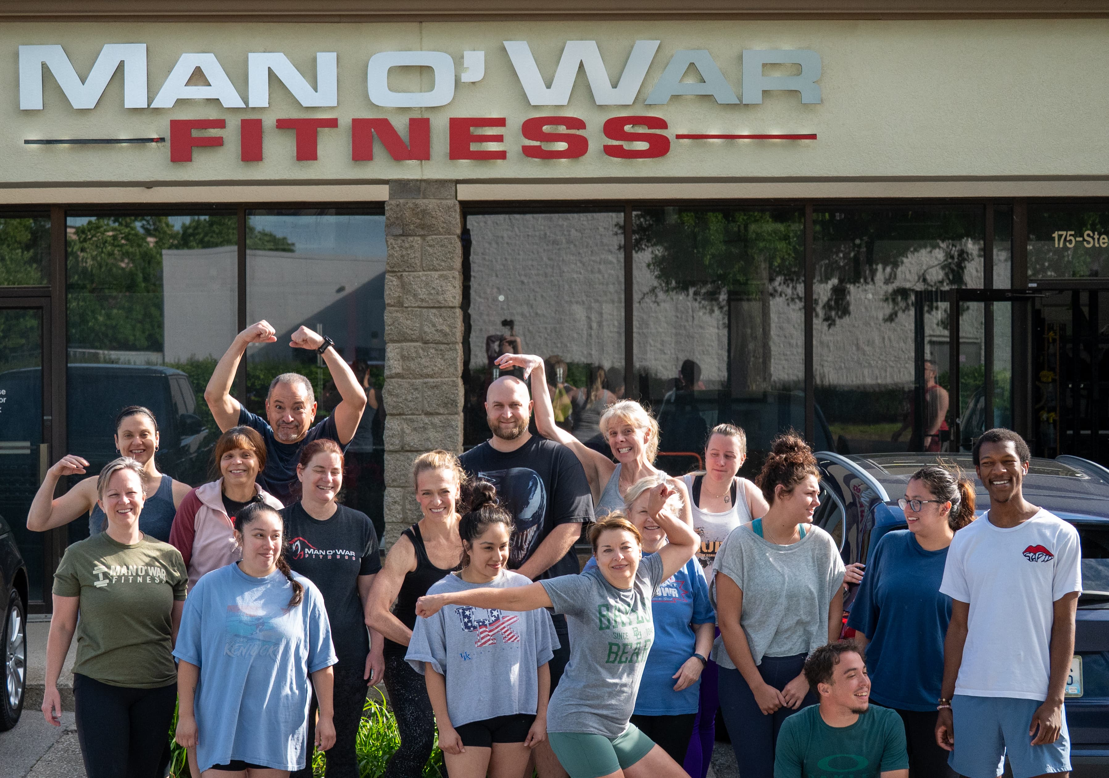 Inside the Man O' War Fitness training floor in Lexington, Kentucky.