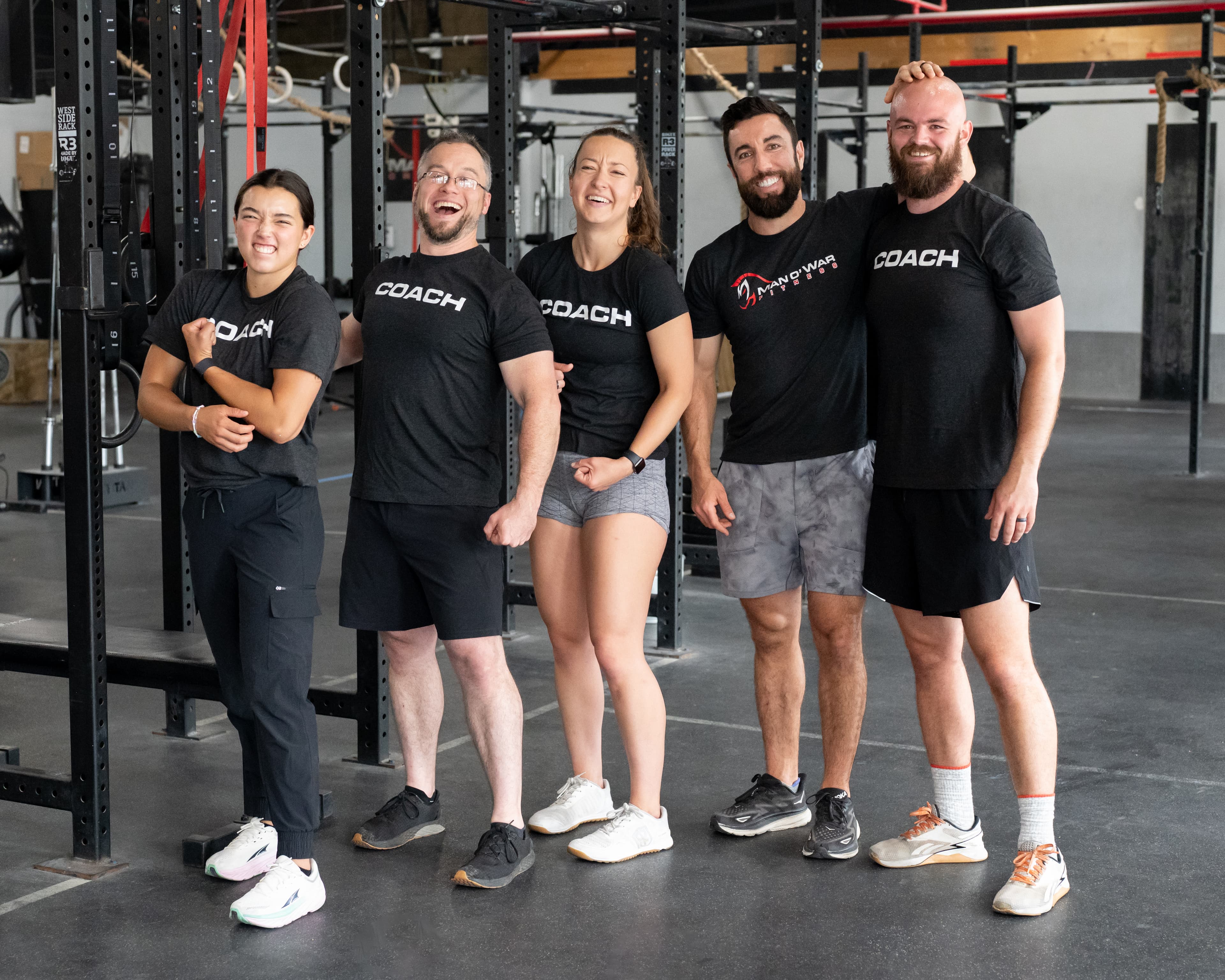 The Man O' War Fitness coaching team in Lexington, Kentucky.